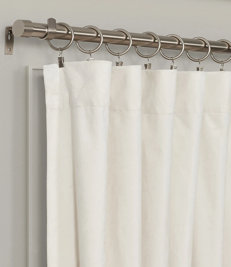 J. Queen New York Stanton Polished Iron Window Curtain Clip Rings