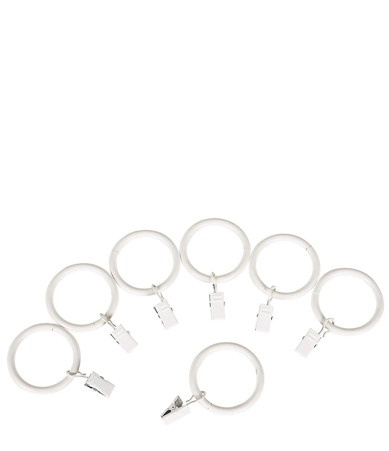 J. Queen New York Stanton Polished Iron Window Curtain Clip Rings