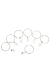J. Queen New York Stanton Polished Iron Window Curtain Clip Rings