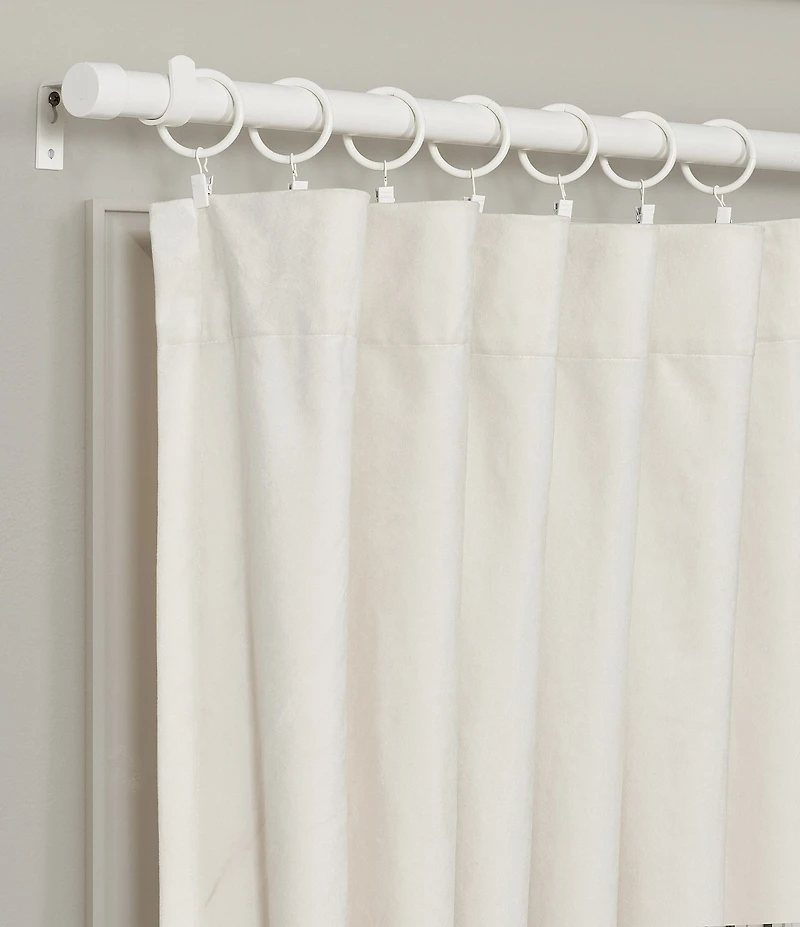 J. Queen New York Stanton Polished Iron Window Curtain Clip Rings