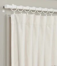 J. Queen New York Stanton Polished Iron Window Curtain Clip Rings