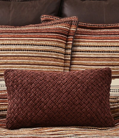 J. Queen New York Sundance Braided Textured Boudoir Decorative Throw Pillow