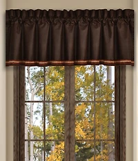 J. Queen New York Sundance Southwestern-Inspired Distressed Vegan Leather Window Treatment