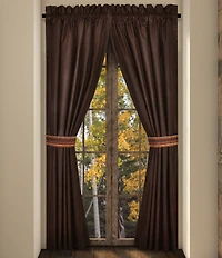 J. Queen New York Sundance Southwestern-Inspired Distressed Vegan Leather Window Treatment