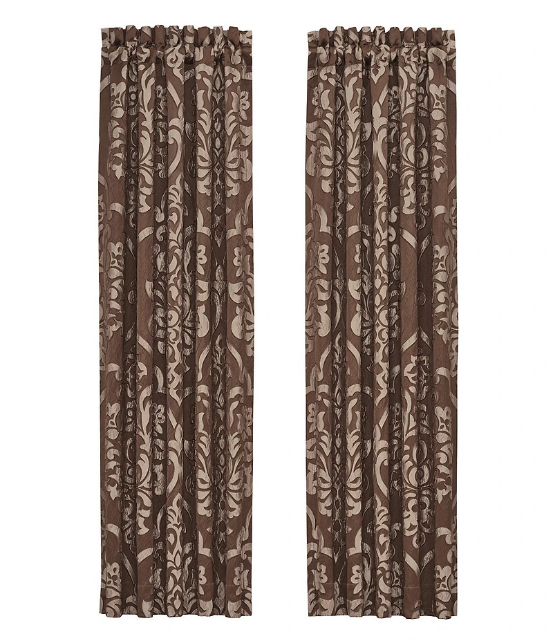 J. Queen New York Surano Jacquard Room Darkening Window Treatments