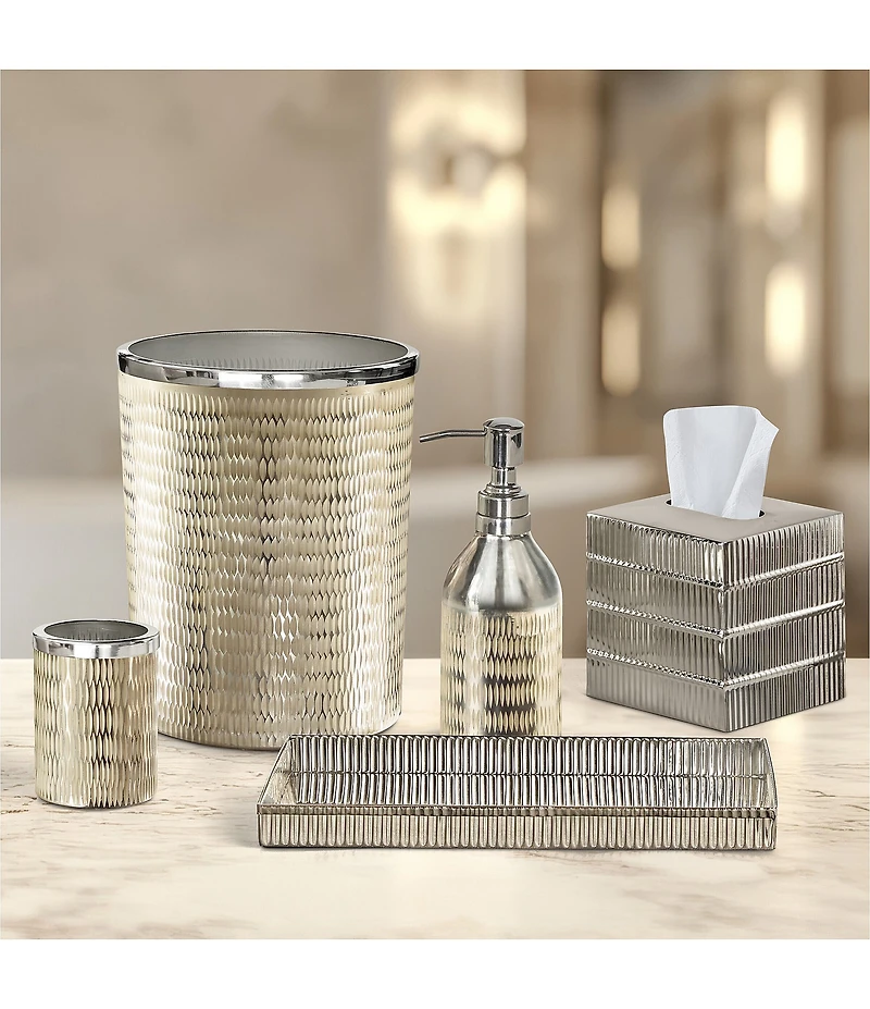 J. Queen New York Tanna Collection Stainless Steel Lotion/Soap Dispenser