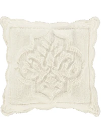 J. Queen New York Teigen Collection Medallion Print Quilted Reversible Square Pillow