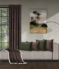 J. Queen New York Townsend Lumbar Plush Velvet Decorative Throw Pillow Cover