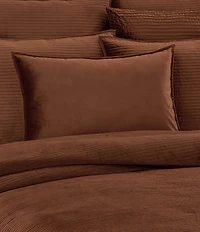 J. Queen New York Townsend Lumbar Plush Velvet Decorative Throw Pillow Cover