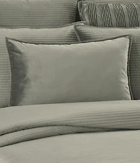 J. Queen New York Townsend Lumbar Plush Velvet Decorative Throw Pillow Cover