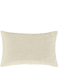J. Queen New York Townsend Ripple Pleated Lumbar Pillow Cover