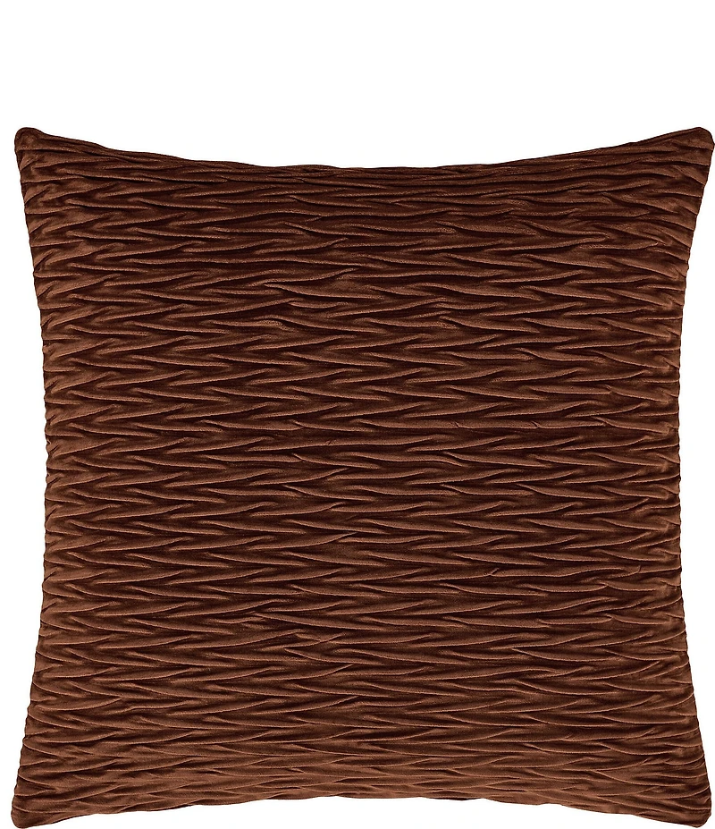 J. Queen New York Townsend Ripple Pleated Square Pillow Cover