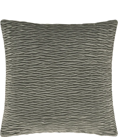 J. Queen New York Townsend Ripple Pleated Square Pillow Cover