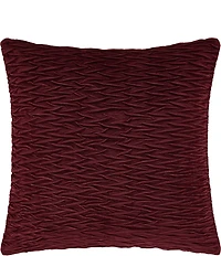 J. Queen New York Townsend Ripple Pleated Square Pillow Cover
