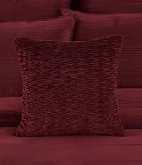 J. Queen New York Townsend Ripple Pleated Square Pillow Cover