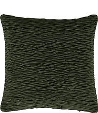 J. Queen New York Townsend Ripple Pleated Square Pillow Cover