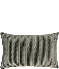J. Queen New York Townsend Wave Textured Velvet Lumbar Decorative Pillow Cover