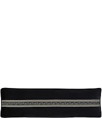 J. Queen New York Vincenzo Horizontal Woven Striped Reversible Reading Bolster Pillow