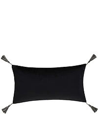 J. Queen New York Vincenzo Woven Striped Tasseled Boudoir Pillow