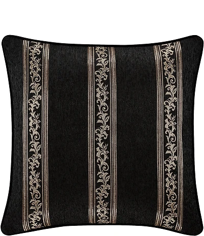J. Queen New York Windham Velvet Scroll Stripe Euro Sham