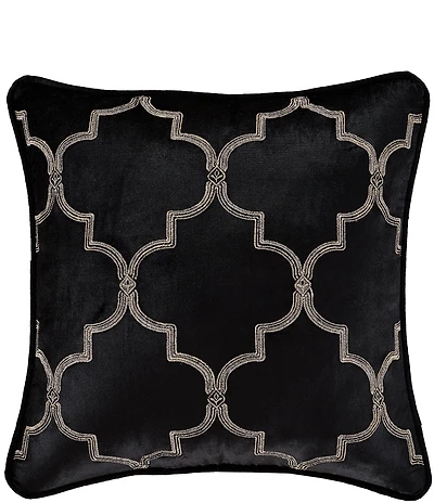 J. Queen New York Windham Square Embellished Decorative Pillow