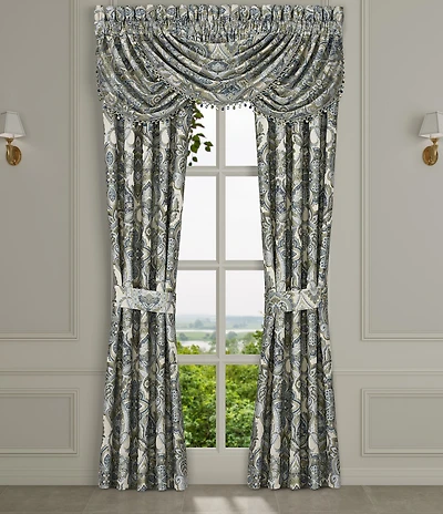 J. Queen New York Avellino Woven Medallion Window Treatment