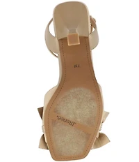 J. Renee Almita Satin Rhinestone Ruffle Ankle Strap Dress Sandals