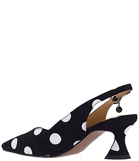 J. Renee Anara Polka Dot Slingback Pumps