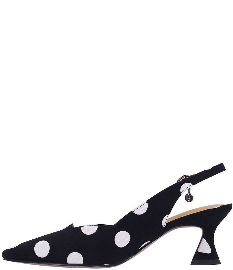 J. Renee Anara Polka Dot Slingback Pumps