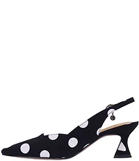 J. Renee Anara Polka Dot Slingback Pumps