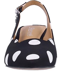 J. Renee Anara Polka Dot Slingback Pumps