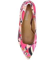 J. Renee Anisha Mod Print Wedge Pumps