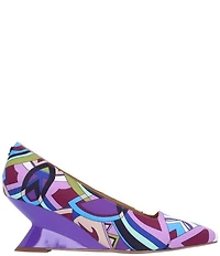 J. Renee Anisha Mod Print Wedge Pumps