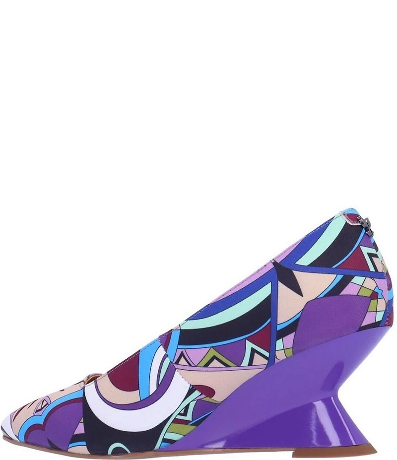 J. Renee Anisha Mod Print Wedge Pumps
