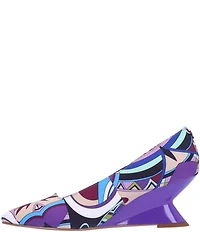 J. Renee Anisha Mod Print Wedge Pumps