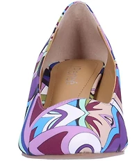 J. Renee Anisha Mod Print Wedge Pumps
