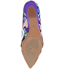 J. Renee Anisha Mod Print Wedge Pumps