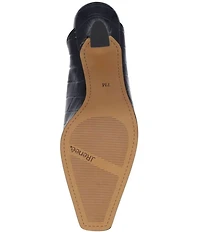 J. Renee Brisani Crocodile Embossed Slingback Pumps