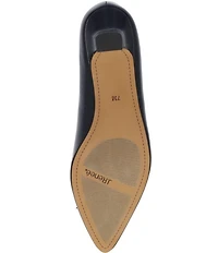 J. Renee Calinda Patent Cut Out Bow Kitten Heel Dress Pumps