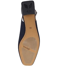 J. Renee Eudora Satin Pearl Ornament Slingback Pumps