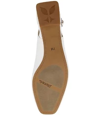 J. Renee Eudora Satin Pearl Ornament Slingback Pumps