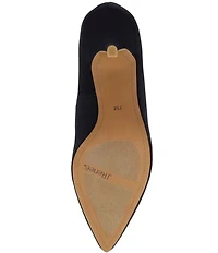 J. Renee Ezara Satin Brooch Ornamented Dress Pumps