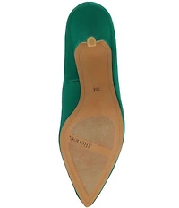 J. Renee Ezara Satin Brooch Ornamented Dress Pumps