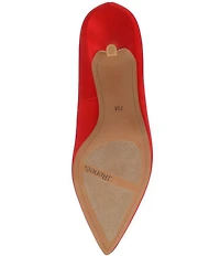 J. Renee Ezara Satin Brooch Ornamented Dress Pumps