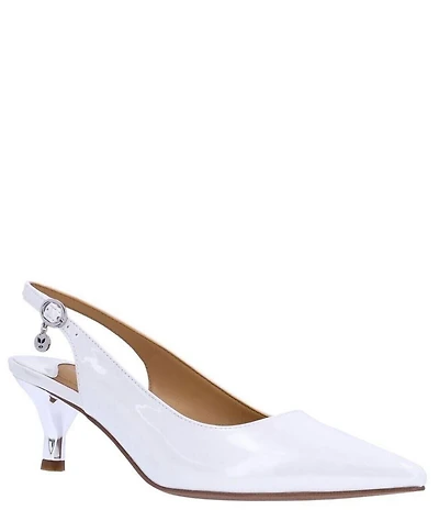 J. Renee Ferryanne Patent Slingback Pumps