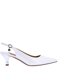 J. Renee Ferryanne Patent Slingback Pumps