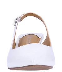 J. Renee Ferryanne Patent Slingback Pumps
