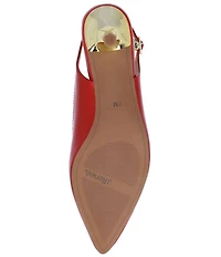 J. Renee Ferryanne Patent Slingback Pumps