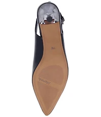 J. Renee Ferryanne Patent Slingback Pumps