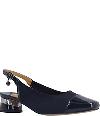 J. Renee Givora Stretch Knit Slingback Pumps